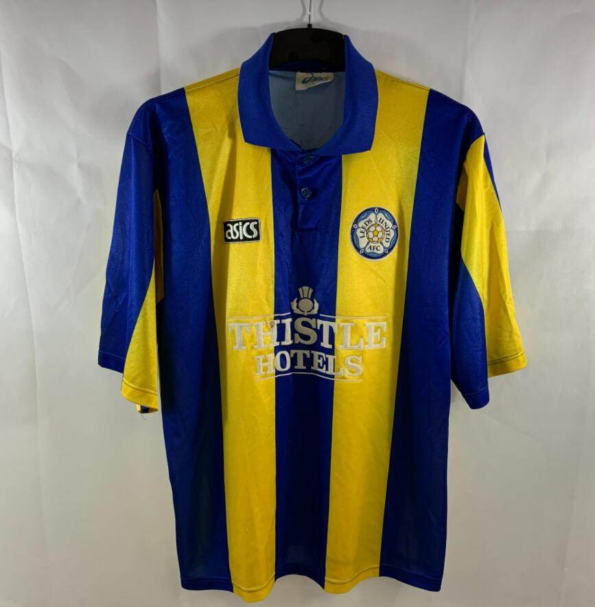 1993-95 Leeds United Retro Away Kit Soccer Jersey